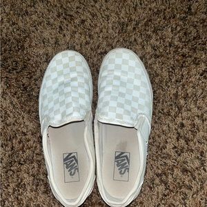 white checkered vans